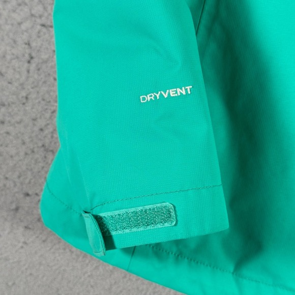 The North Face Quest Jacket Womens Small Green Fleece Lined Dry Vent‎ Outdoors - Picture 13 of 14